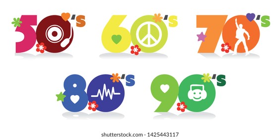 The 50's Logo Vector (.EPS) Free Download