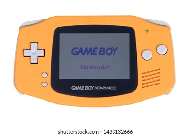 Game Boy Advance Royalty Free Stock SVG Vector and Clip Art