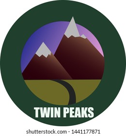 twin peaks logo