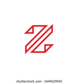 Z Letter Fashion Colorful Blue Logo Vector (.AI) Free Download