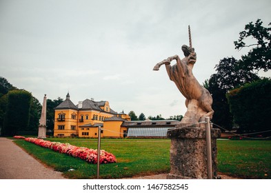 シュロス ヘルブルン、ザルツブルク、オーストリア、ヨーロッパの庭園