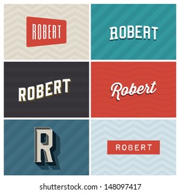 Robert Logo Vectors Free Download