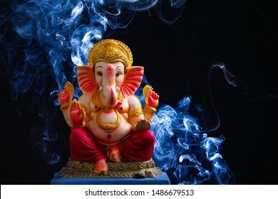 Lord Ganesha , Ganesha Festival , Lord Ganesha on colorful Background