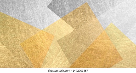 Geometrisches Hintergrundmaterial in warmen Farben (Gold und Silber)