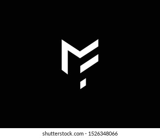 mf marca nome inicial cartas ícone. mf símbolo. 19626341 Vetor no Vecteezy