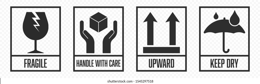 Handle With Care Icon Vector Design Royalty Free SVG, Cliparts, Vectors,  and Stock Illustration. Image 73532745.