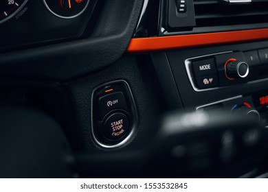 Botón de arranque y parada del motor