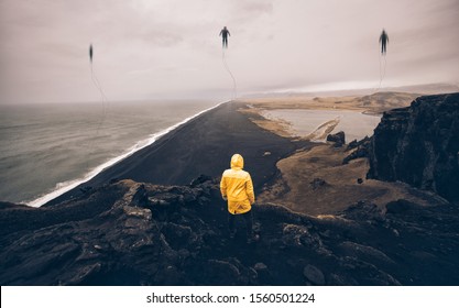 Koncepti abstrakt për jetën dhe vdekjen që bashkëjetojnë në të njëjtin dimension. Përmbajtja e tregimit fantazi