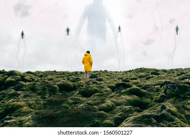 Koncepti abstrakt për jetën dhe vdekjen që bashkëjetojnë në të njëjtin dimension. Përmbajtja e tregimit fantazi