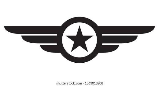 Captain America Logo Art Design Template Stock Vector (Royalty