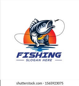 Fishing Logo PNG Vectors Free Download