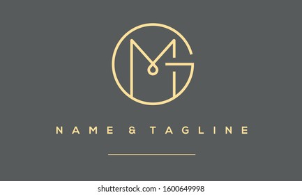 Gm Clipart Vector, Gm Letter Logo Vector Gm Initials Logo Designs,  Business, Logo, Icon PNG Image For Free Download