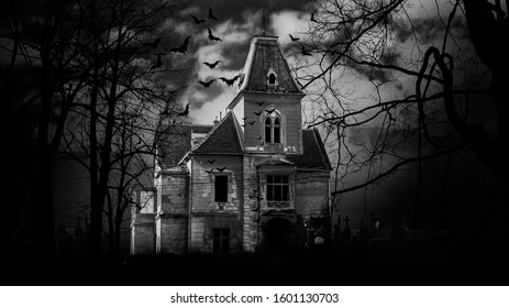 Haunted House 4K wallpaper download