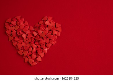 Valentinstag 3d Rote Herzen Hd Hintergrundbilder Herunterladen