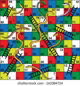 snake and ladder game Logo Vector (.AI) Free Download