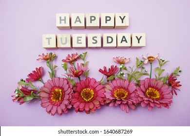 Good Morning Tuesday Tuesday Coffee Greeting Stock Photo 1894069072