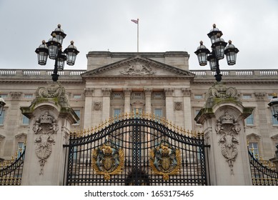 Buckingham Palace zu London, England, Vereenegt Kinnekräich, Europa