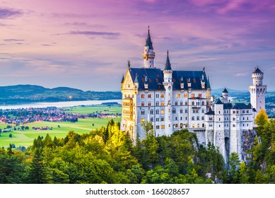 Neuschwanstein Castle in Germany.