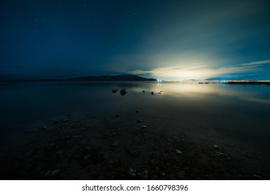 Calm Lake On A Summer Night