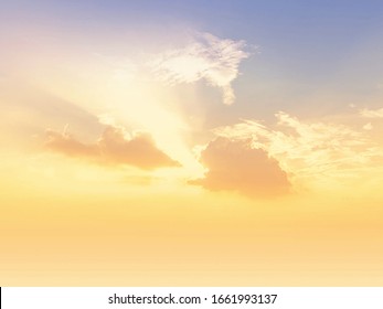 色とりどりの空と虹は天国のように美しく、自然の中でも背景としても美しいです。