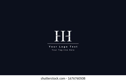 Modern circle letter HH logo Stock Vector | Adobe Stock