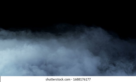 Realistisches Trockeneis-Rauchwolken-Nebelfoto für verschiedene Projekte und etc…