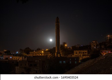 Hasankeyf Batman Turkey Historical Night Landscape
