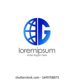 Letter G Globe Logo Png Vector Eps Free Download