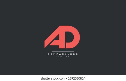 Awesome Letter Ad Monogram Logo Template Stock Vector (Royalty Free)  2091579451 | Shutterstock | Monogram logo, Letter logo design, Logo  templates