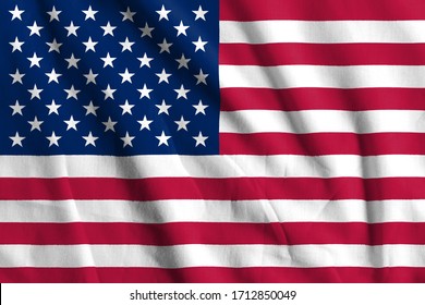 Bendera Amerika Serikat, Amerika Serikat pada tekstur kain
