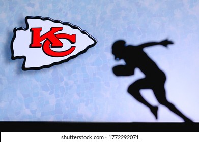 Seal of the kansas city chiefs football Royalty Free Vector