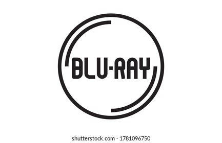 blu ray logo black