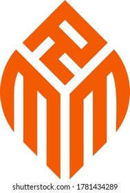 Mrm Letter Logo Design On Black Stock Vector (Royalty Free) 1987458815 |  Shutterstock