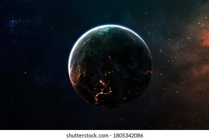 Các hành tinh trong không gian sâu. Các yếu tố hình ảnh này được cung cấp bởi NASA