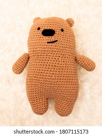 Wunderschöner gehäkelter Teddybär für Kinder