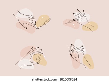 Manicure Logo PNG Vector (AI) Free Download
