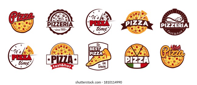 pizza vector logo Stock Vector Image & Art - Alamy