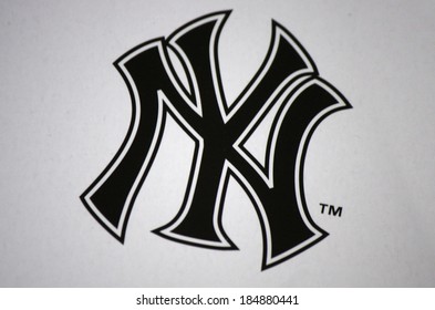 Download New York Yankees NY Outline Logo Art Wallpaper