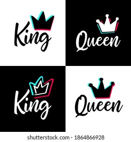 King and Queen Logo Template