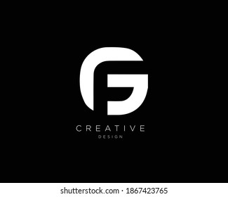 Initial Letter GF Logo or Icon Design Graphic by atiktaz7 · Creative Fabrica