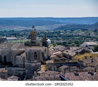 Uzès, city of Gard in the Occitanie region, France.