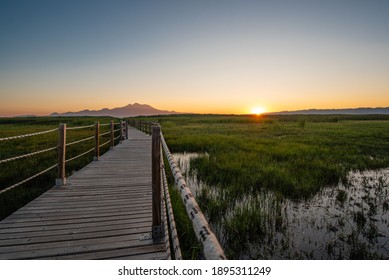 Sur la jetée de la montagne Erciyes, parc national Sultan Sazligi