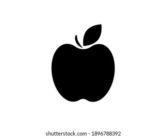 apple black and white logo