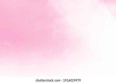 Roze hemelachtergrond en witte wolkenachtergrond. De lucht voor een grote storm. Roze Zoete droom.
