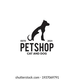 o logotipo do gato preto é adequado para logotipos de lojas de comida de  gato, jogos, aplicativos e outros 12897516 Vetor no Vecteezy