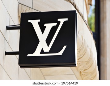 Louis Vuitton Brand Logo Pink Background Symbol Design Clothes Fashion  Vector Illustration 23871179 Vector Art at Vecteezy