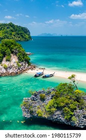 Ko Phakbia (Ko Phak Bia of Phak Bia Island), Beroemde plaats snorkel, Andamanzee, Krabi, phuket, Reizen in je droom Thailand, Mooie bestemmingsplaats Azië, Zomervakantie buiten vakantiereis.