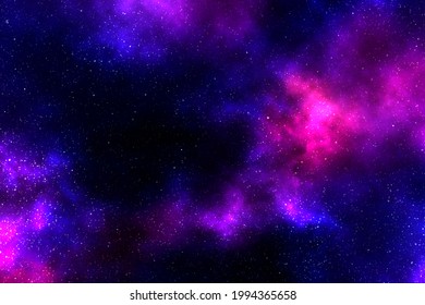 Dark pink and purple galaxy patterned background