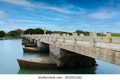 Tempat pemandangan Jembatan Luoyang, Kota Quanzhou, Provinsi Fujian, Cina