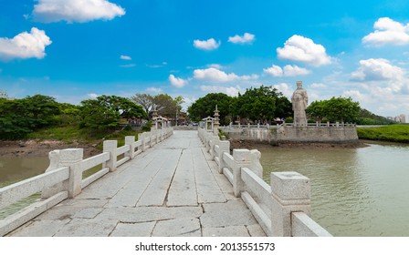 Tempat pemandangan Jembatan Luoyang, Kota Quanzhou, Provinsi Fujian, Cina